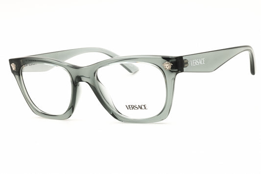 Versace 0VE3363U-5496 eyeglasses in transparent grey frame with clear lenses