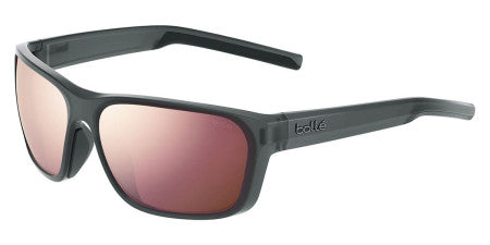 Bolle BS022004 Black Crystal Matte Rectangular Sunglasses 57mm Sunglasses