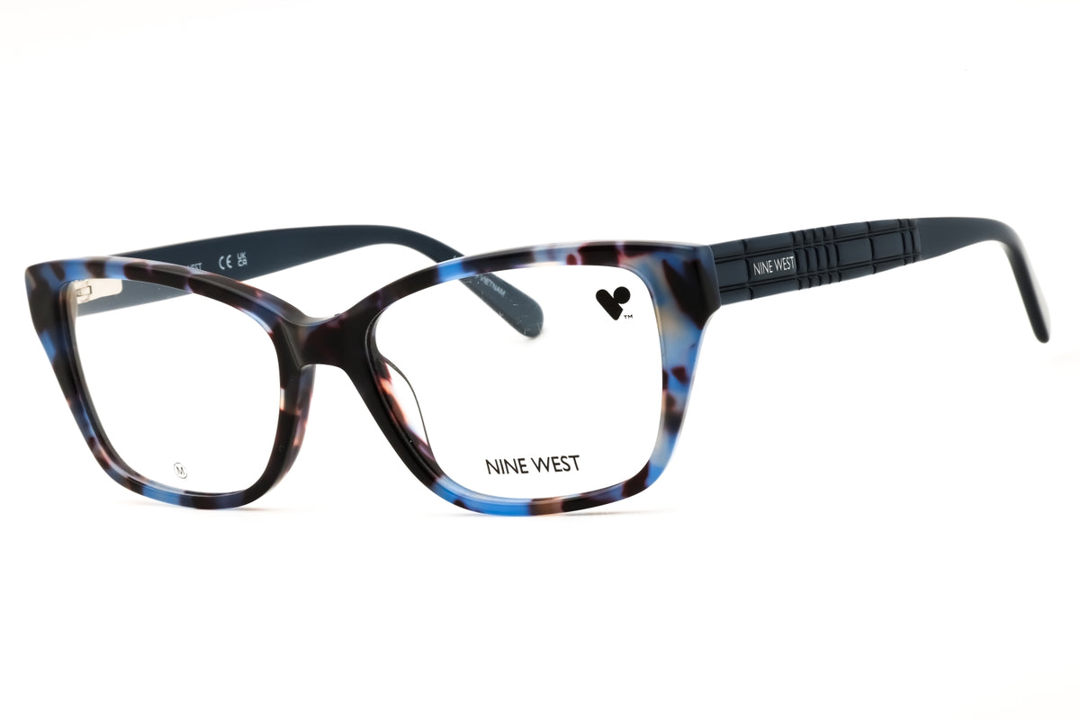 Nine West NW5237-425 BLUE TORTOISE Rectangular Eyeglasses 54mm Eyeglasses
