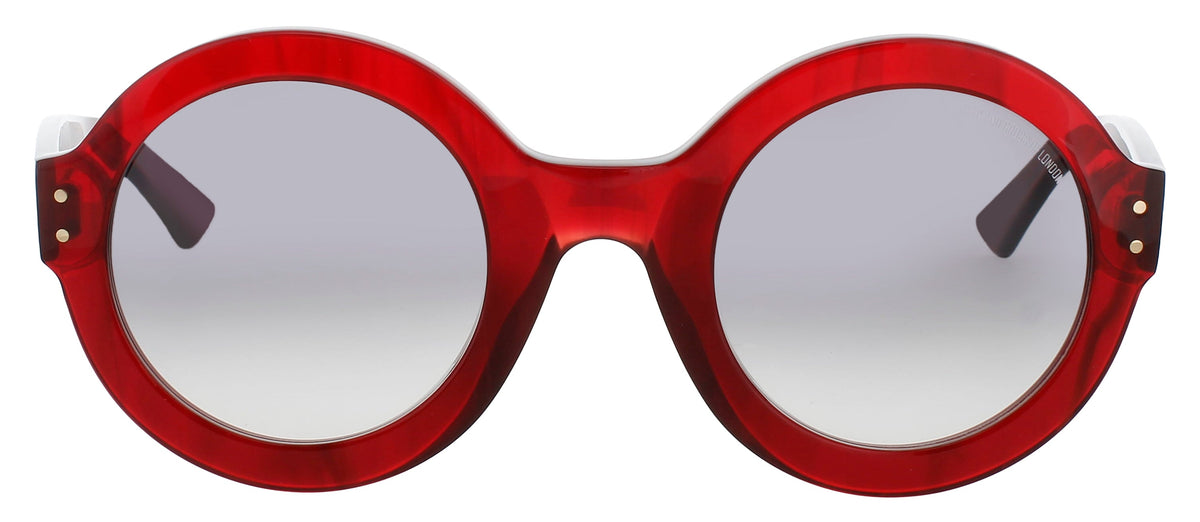 Cutler And Gross CGSN-1377-52-03 RED MINI  Women's Sunglasses 52mm Sunglasses