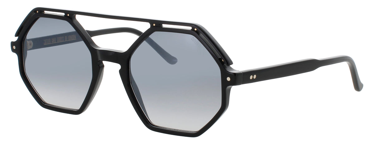 Cutler And Gross CGSN-1371-53-01 BLACK  Women's Sunglasses 53mm Sunglasses