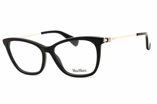 Max Mara MM5070-1 eyeglasses in shiny black frame with clear demo lenses