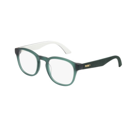 Puma PU00430-004 eyeglasses in silver / grey frame with clear lenses