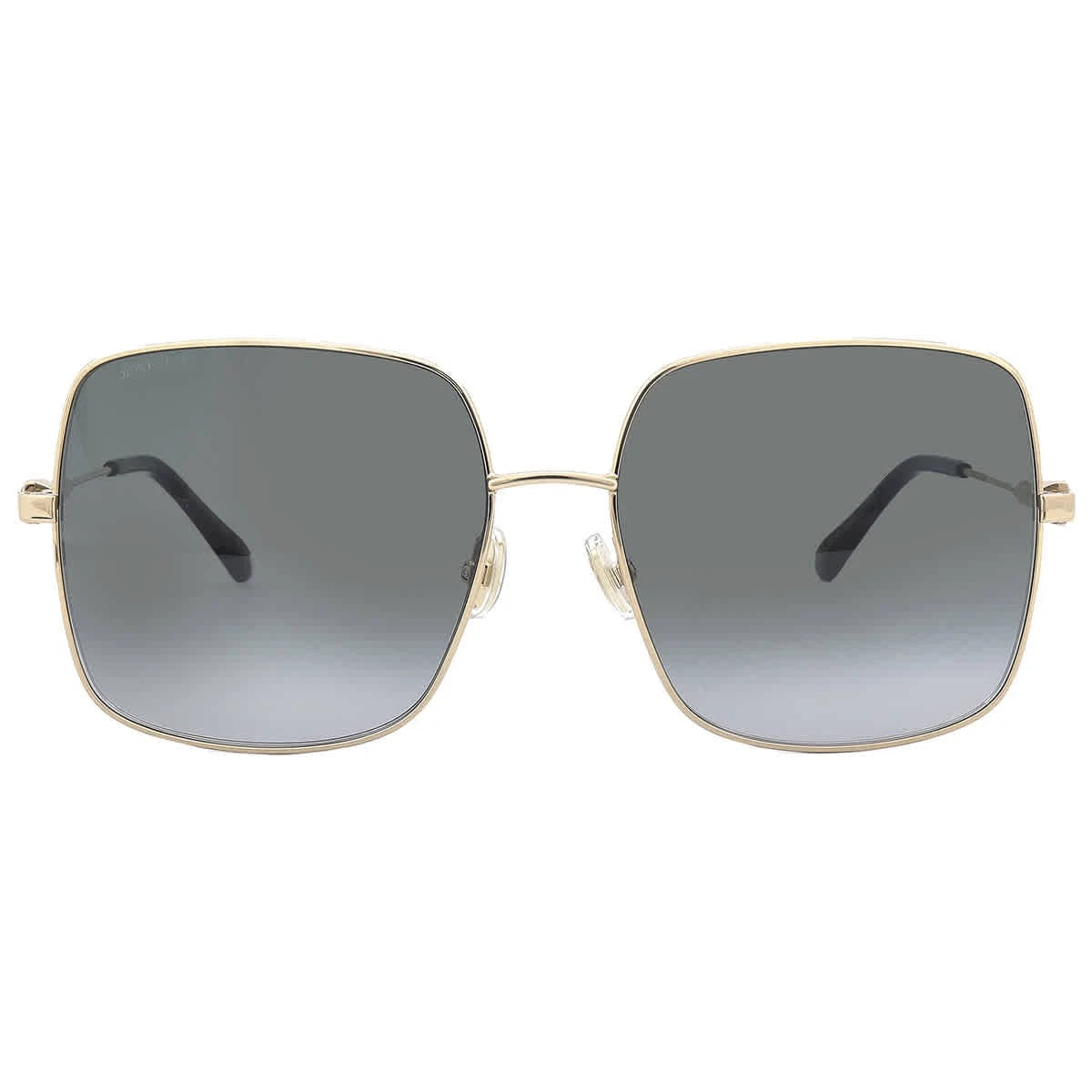 Jimmy Choo 0LILI-S-2M2-58 Black Gold Pillow SUNGLASSES 55mm Sunglasses