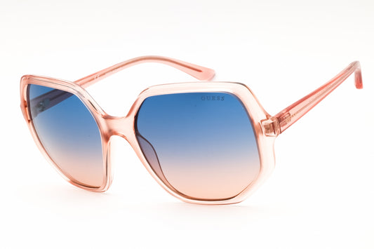 Guess GU7773-74W sunglasses in pink frame with gradient blue lenses