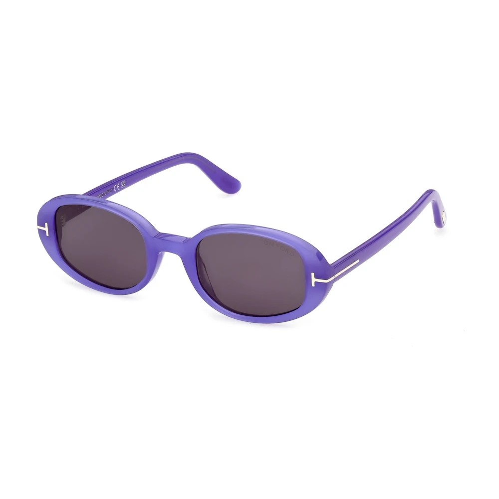 Tom Ford FT1364-4981A-49 Shiny Violet Oval  49mm Sunglasses