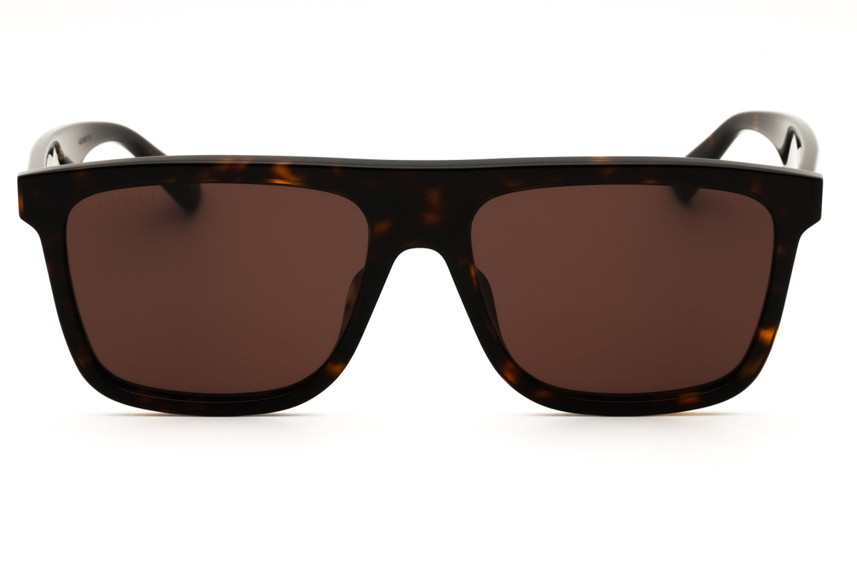 Gucci GG2182S-002 Havana Rectangular Sunglasses 57mm Sunglasses