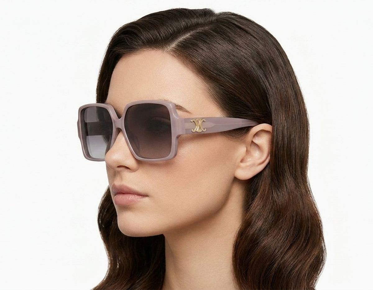 Celine CL40316U-6045F Brown Square Sunglasses 60mm