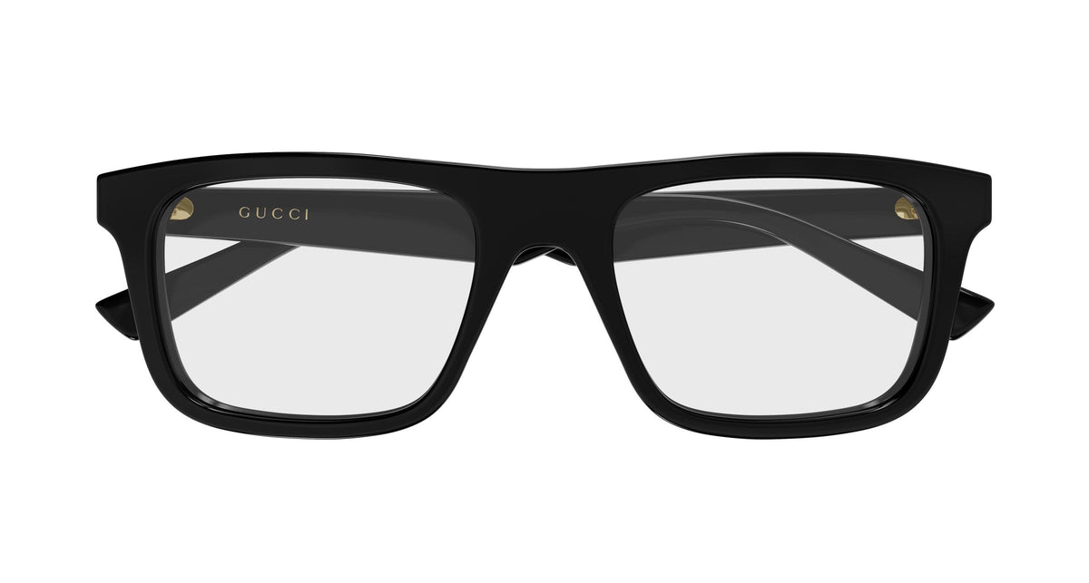 Gucci GG2184o-005 eyeglasses in black frame with clear lenses