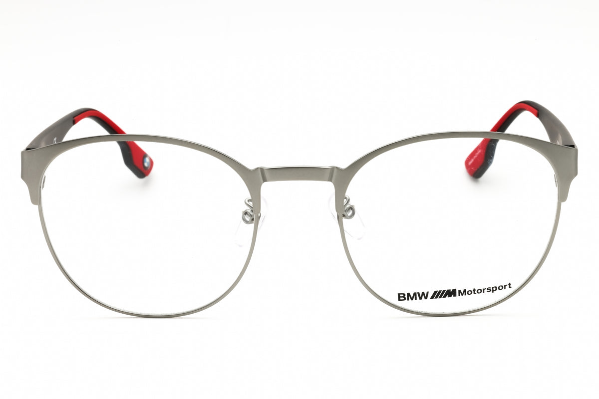 BMW BS5001-013 matte dark ruthenium Round Eyeglasses 55mm