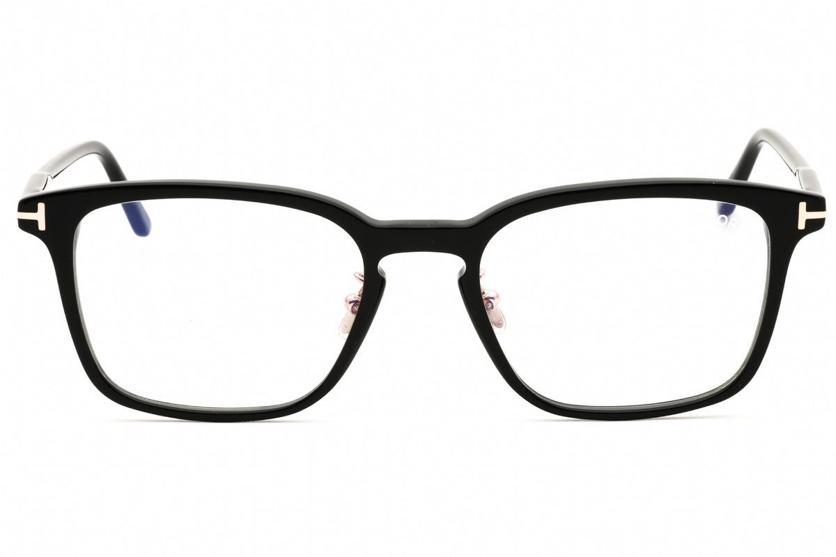 Tom Ford FT5928-D-B-001 shiny black Rectangular Eyeglasses 53mm Eyeglasses