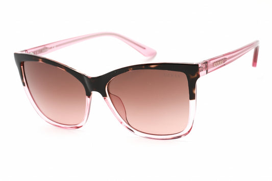 Guess GU7779-72U sunglasses in pink frame with burgundy lenses