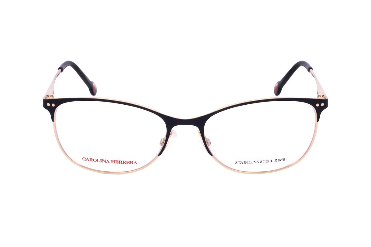 Carolina Herrera HER-0168 RHL Gold Rectangle Eyeglasses 51mm Eyeglasses