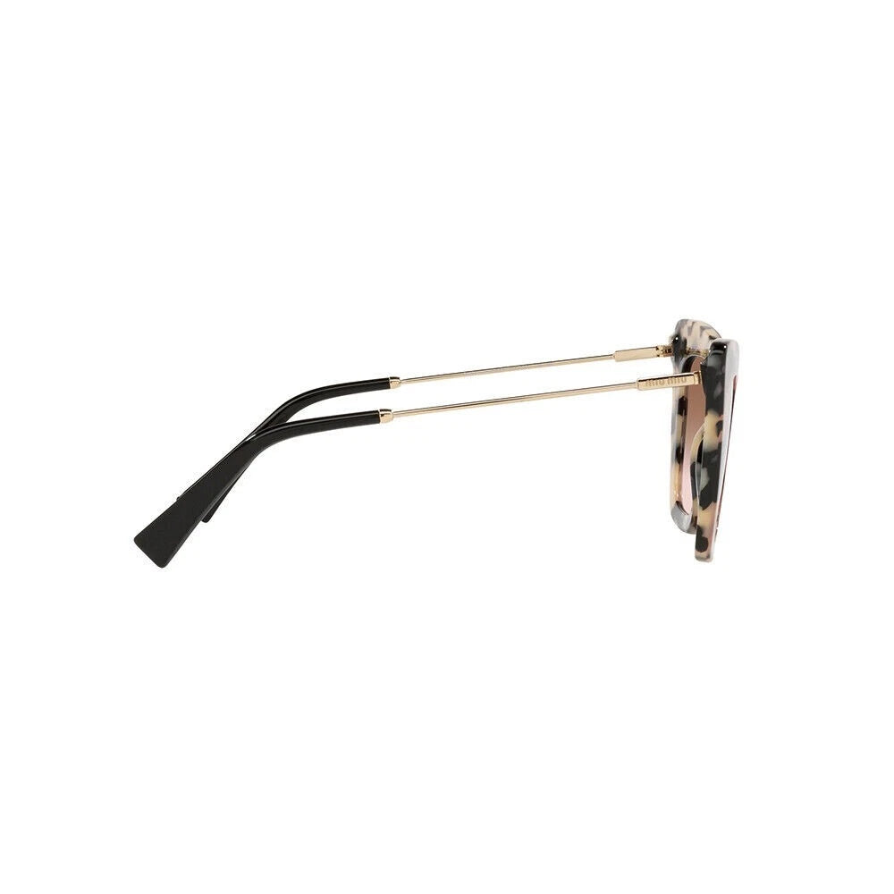 Miu Miu 0MU01WS-07D0A6-50 Brown Rectangle SUNGLASSES 52mm Sunglasses