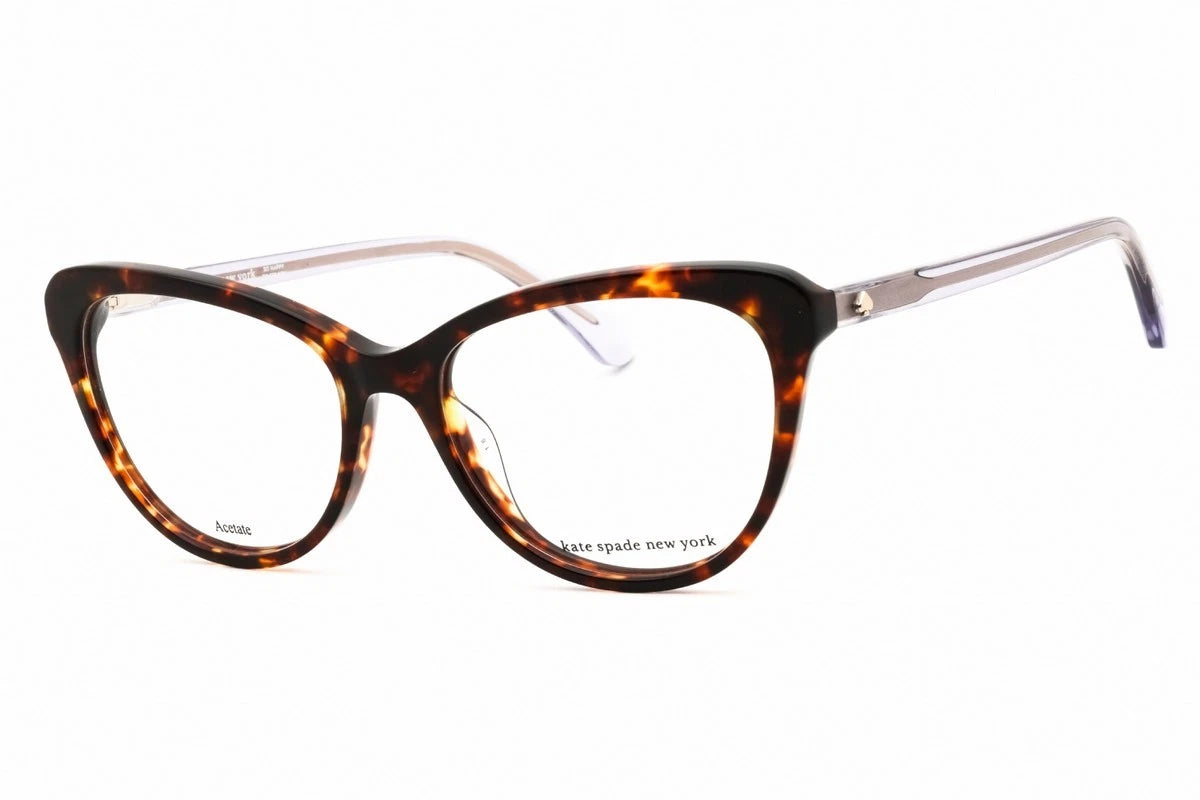 Kate Spade CHANTELLE-086-52 Havana Rectangle Eyeglasses 52mm Eyeglasses