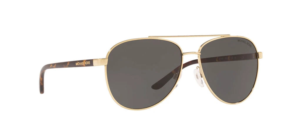 Michael Kors 0MK5007-101487-59 Gold Rectangular SUNGLASSES 59mm Sunglasses