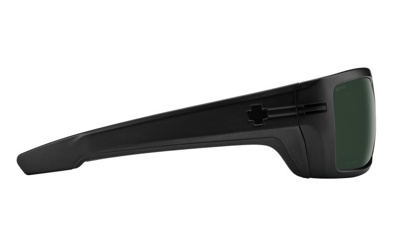 Spy REBAR ANSI- Matte Black/Happy Gray Green 62mm New Sunglasses