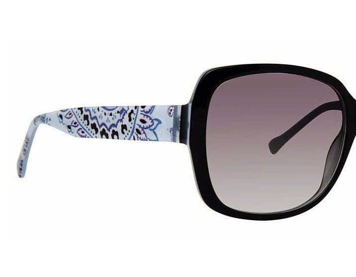 Vera Bradley ANI SOFT SKY PAISLEY 55mm New Sunglasses