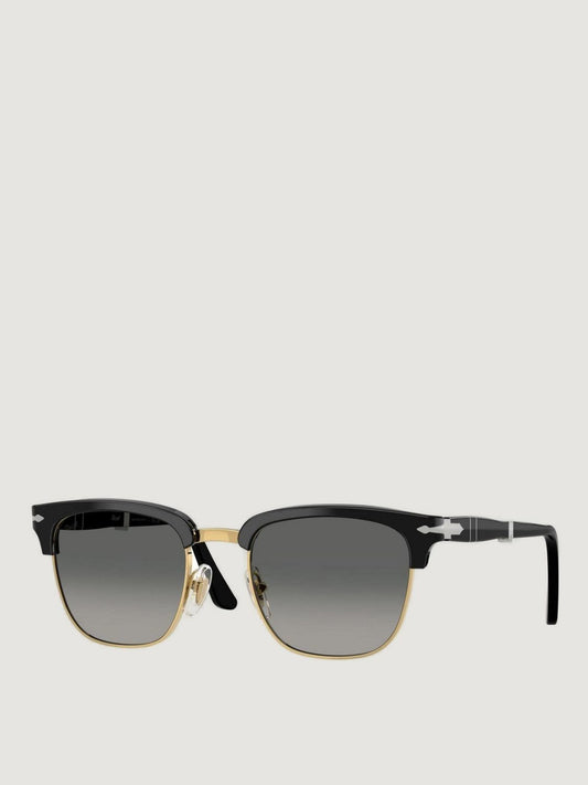 Persol 0PO3375S 122571 52 Black Square  52mm Sunglasses