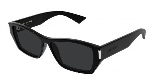 Saint Laurent SL-928-001 sunglasses in black black frame with black lenses