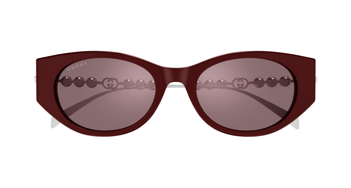 Gucci GG1970SA-004 sunglasses in pink frame with red lenses