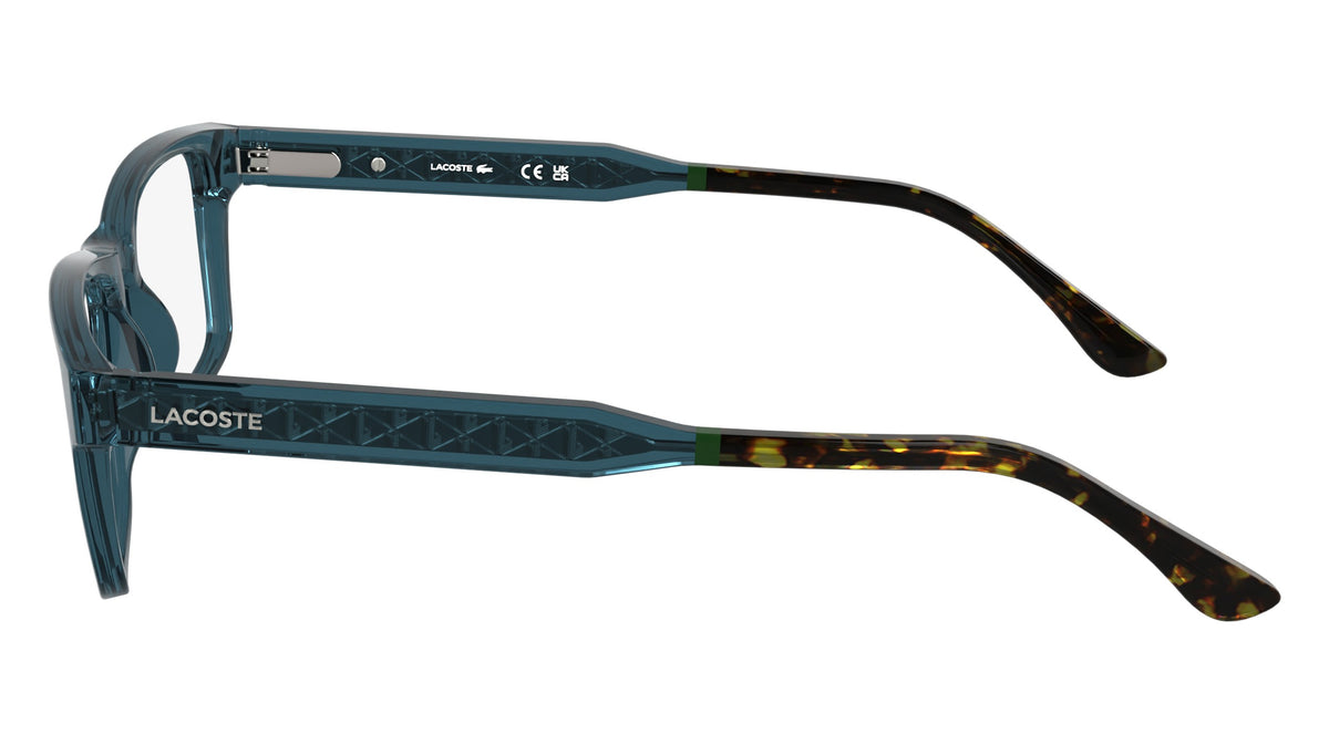 Lacoste L2977-410-54 GREEN BEIGE Rectangle Eyeglasses 54mm Eyeglasses