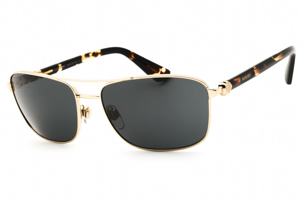 Burberry 0BE3163-110987 Gold Rectangular Sunglasses 60mm Sunglasses