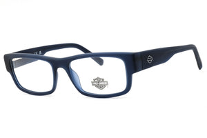 Harley Davidson HD50111-091 Matte Blue Rectangular Eyeglasses 54mm