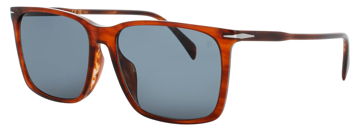 David Beckham DB-1145/G/S-EX4/KU BROWN HORN  Men's Sunglasses 59mm