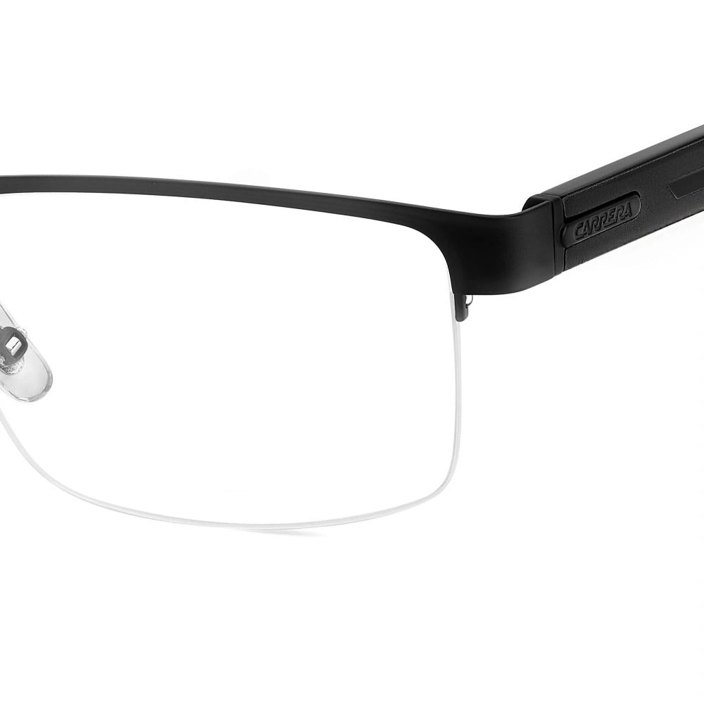 Carrera 8888-003 eyeglasses in matte black frame with clear lenses