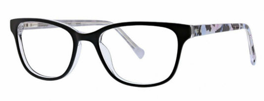 Vera Bradley Emelie Plum Pansies 4816 48mm New Eyeglasses