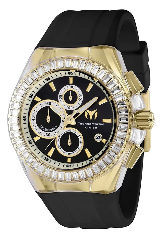 TechnoMarine TM-121155 TM-121155 Watch - Silver Dial Leather Band