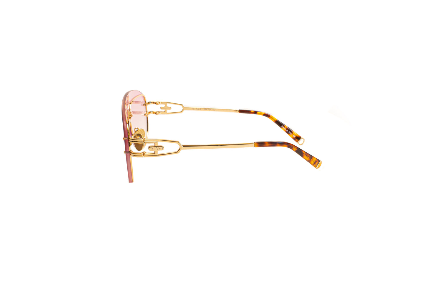 Diavi CUSHION GOLD W/PINK GRADIENT GOLD PLATED 0