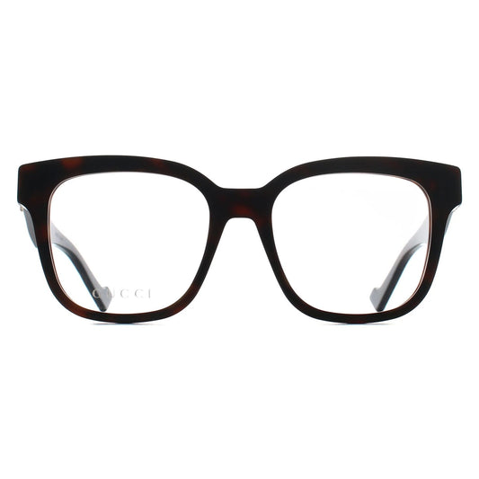 Gucci GG0958O-007 Havana Rectangular Eyeglasses 52mm Eyeglasses