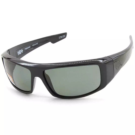 Spy LOGAN- Black/Happy Gray Green 61mm New Sunglasses