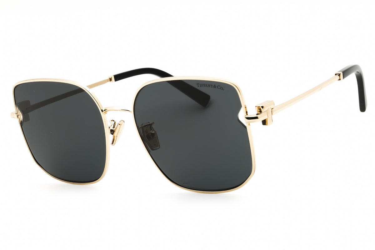Tiffany 0TF3105D-6021S4 Pale Gold Rectangular Sunglasses 58mm Sunglasses