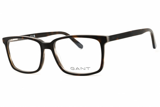 GANT GA3165-055 eyeglasses in coloured havana clear frame with clear lenses