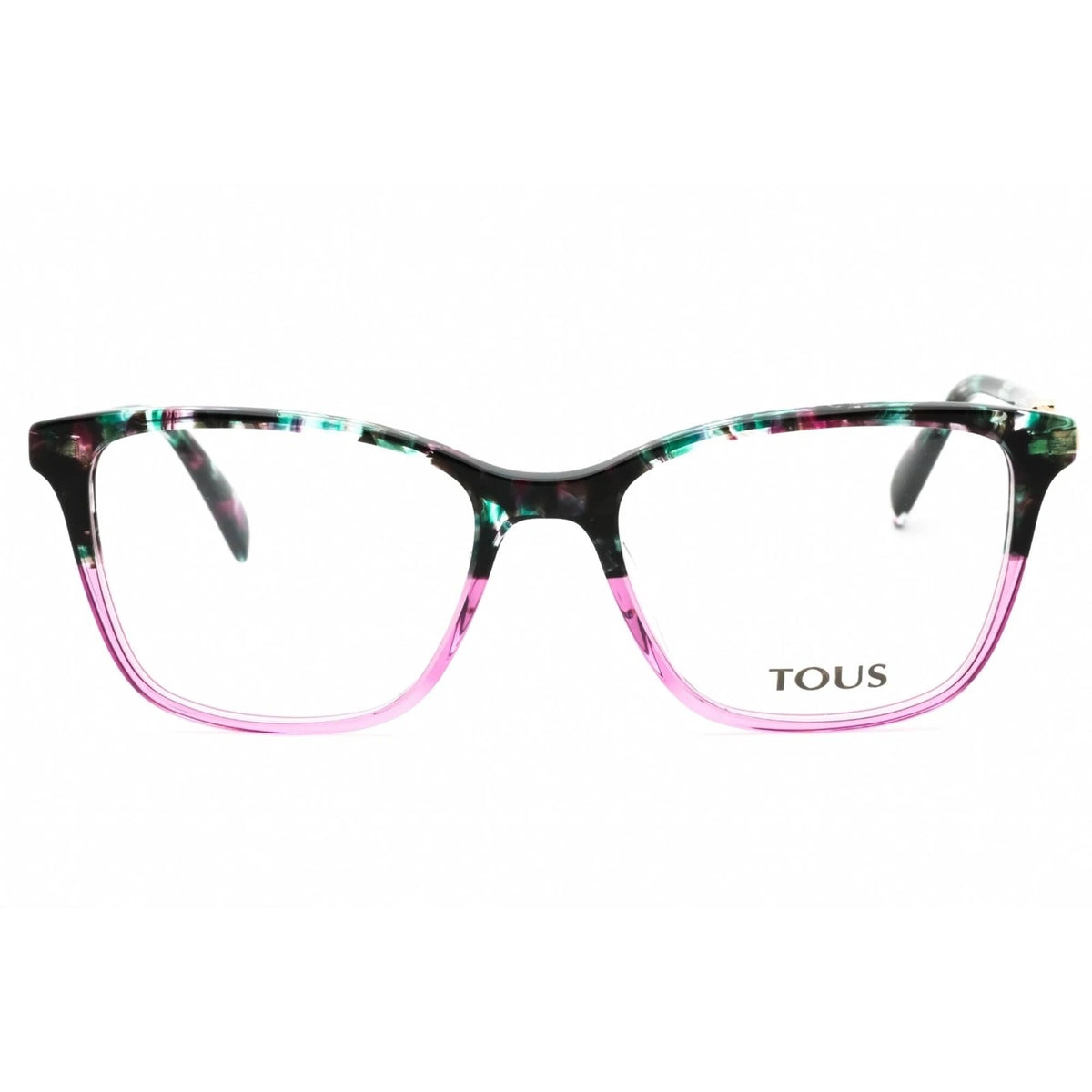 Tous VTOB30-0GL9 eyeglasses in grey havana+pink frame with clear lenses