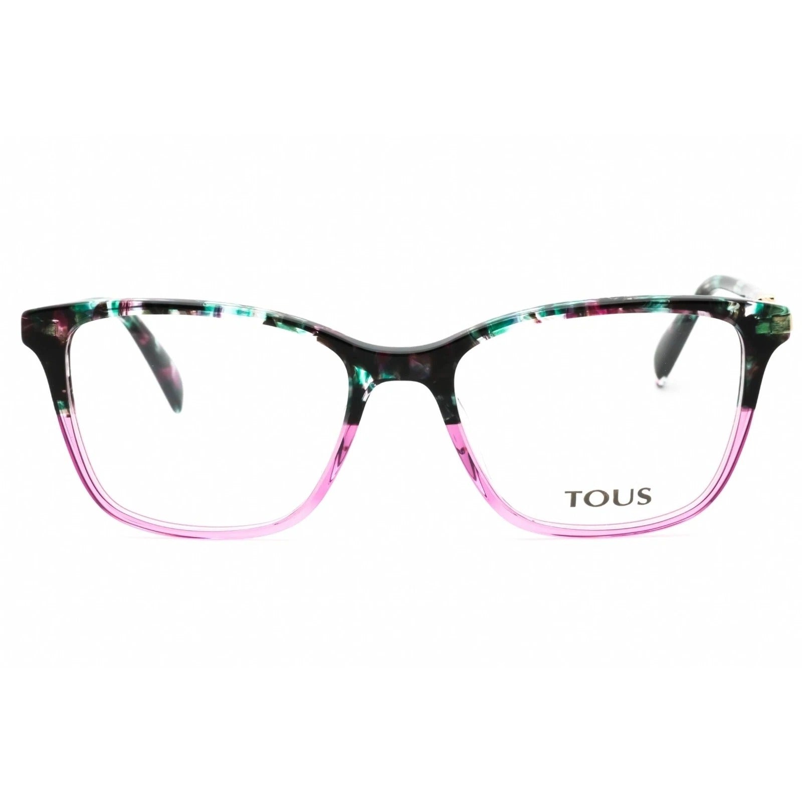 Tous VTOB30-0GL9 eyeglasses in grey havana+pink frame with clear lenses