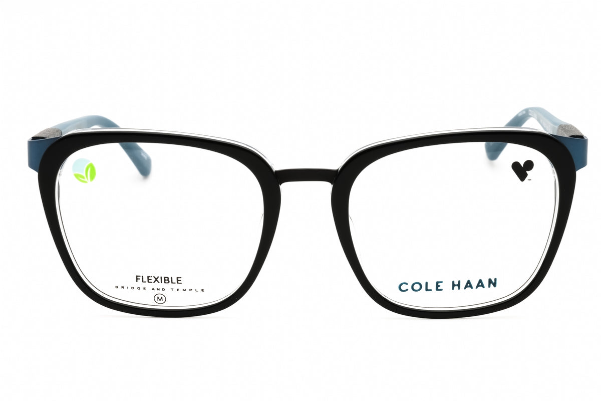 COLE HAAN CH4523-001 BLACK Rectangular Eyeglasses 53mm Eyeglasses