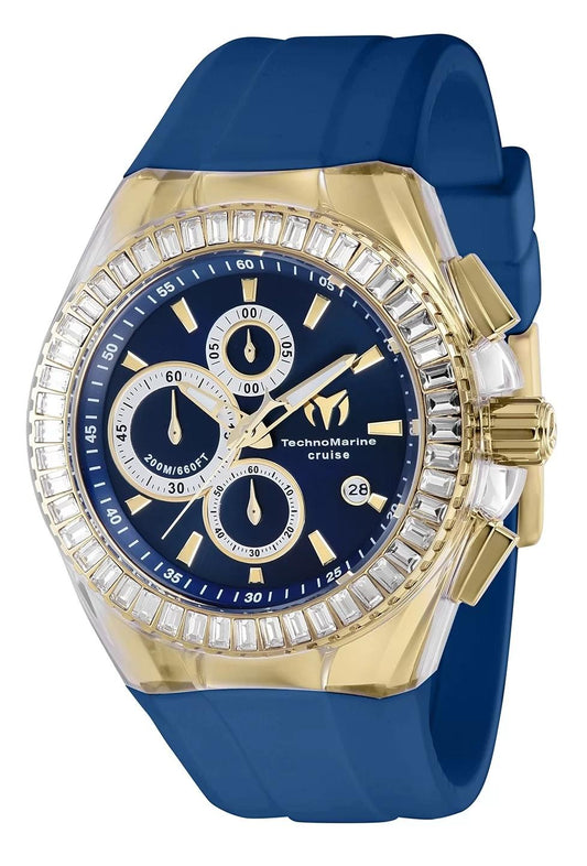 TechnoMarine TM-121158 TM-121158 Watch - Silver Dial Leather Band