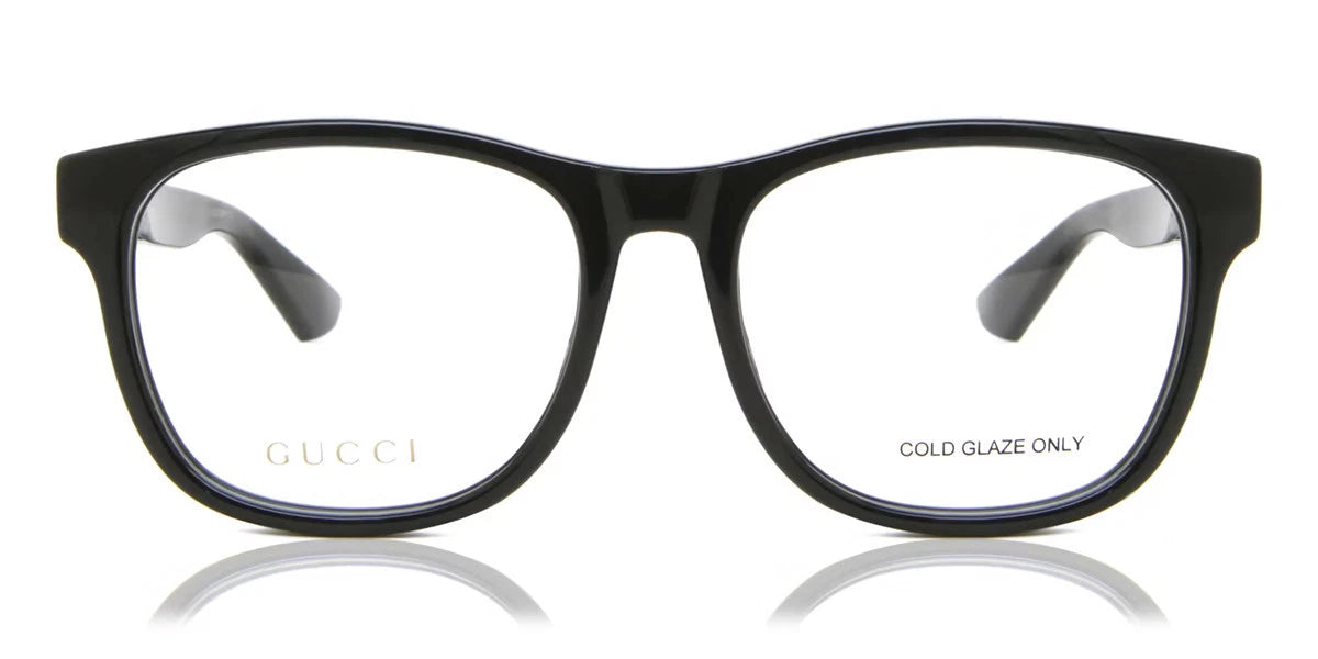 Gucci GG1344O-005 Black Rectangular Eyeglasses 56mm Eyeglasses