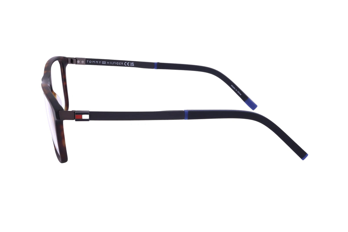 Tommy Hilfiger TH-2081 N9P Brown Rectangle Eyeglasses 53mm Eyeglasses