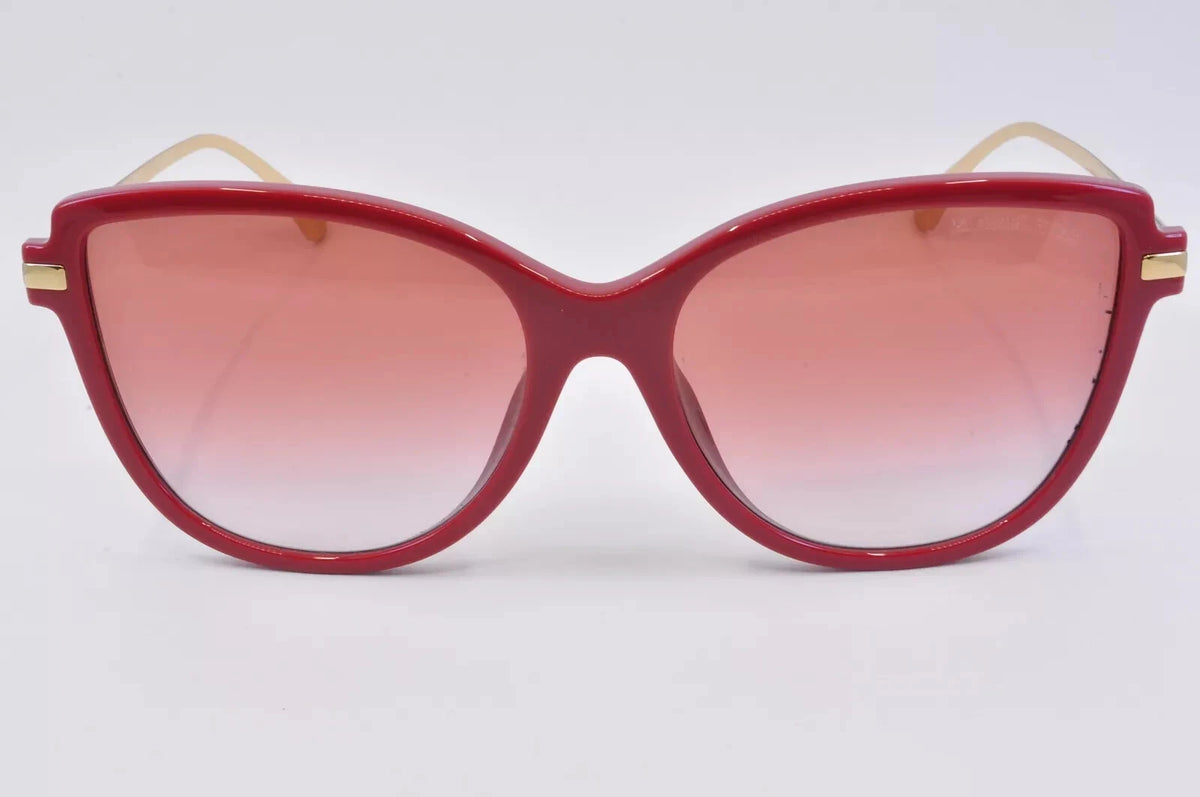 Michael Kors 0MK2130U-3547V056 Burgundy Oval SUNGLASSES 56mm Sunglasses