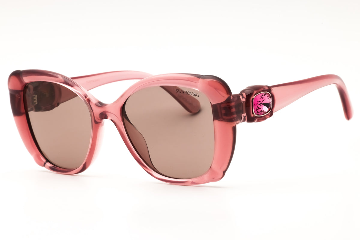 Swarovski SK6051U-30017N Transparent Pink Cat eye Sunglasses 53mm Sunglasses