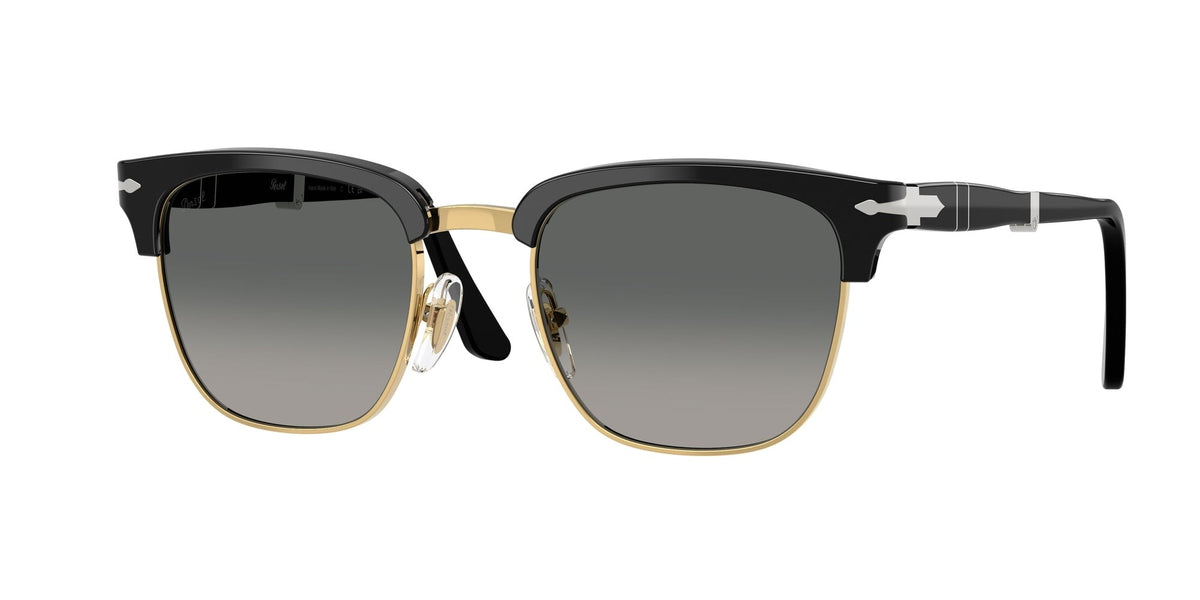 Persol 0PO3375S 122571 50 Black Square  50mm Sunglasses