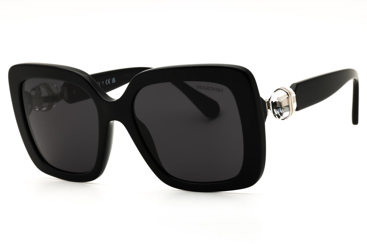 Swarovski SK6001-100187 Black Oversized Sunglasses 55mm Sunglasses