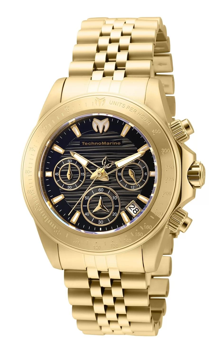 TechnoMarine TM-219030 TM-219030 Watch - Blue Dial Stainless Steel Band