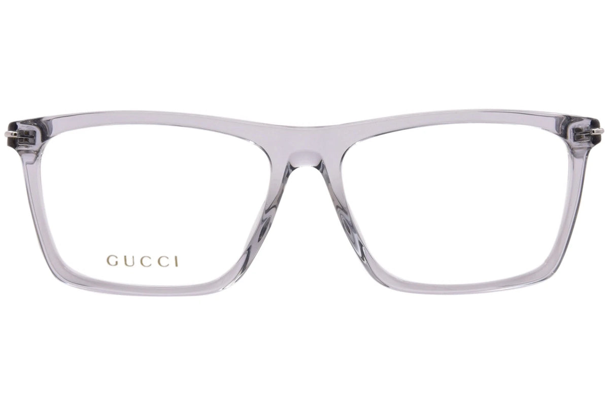 Gucci GG1445O-017 Grey Rectangular Eyeglasses 59mm Eyeglasses
