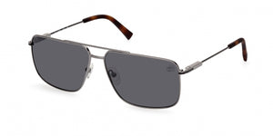 Timberland TB9292-06D-61 Grey Square Sunglasses 61mm